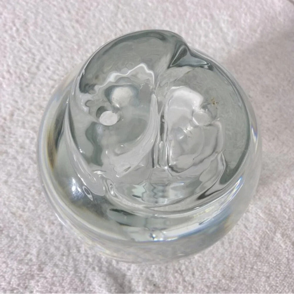 Vintage Made  In Poland For Arabeska Art Glass Double Oil Lamp - Picture 10 of 13